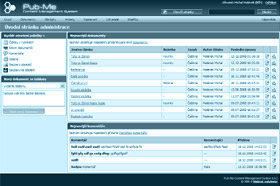 Prostředí administrace