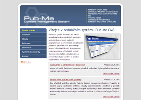 Old presentation of Pub-Me CMS